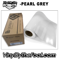 15" 3M/Gerber 220 Series Vinyl - Pearl Grey gerber, 3m, scotchcal, 220 series, pearl, grey, punched, vinyl by the foot, yard, roll, quality, envision