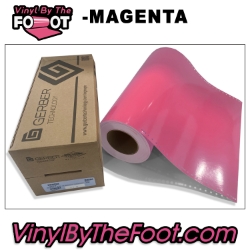 15" 3M/Gerber 220 Series Vinyl -Magenta gerber, 3m, scotchcal, 220 series, punched, vinyl by the foot, yard, roll, quality, envision, magenta