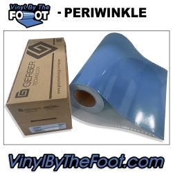15" 3M/Gerber 220 Series Vinyl - Periwinkle gerber, 3m, scotchcal, 220 series, punched, vinyl by the foot, yard, roll, quality, envision, periwinkle