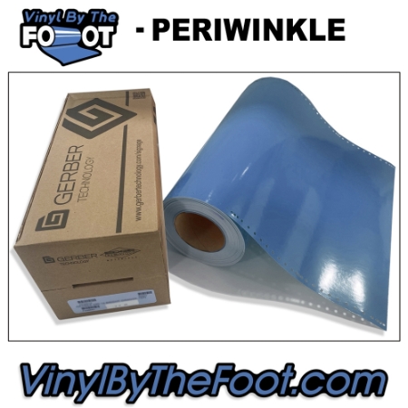 15" 3M/Gerber 220 Series Vinyl - Periwinkle gerber, 3m, scotchcal, 220 series, punched, vinyl by the foot, yard, roll, quality, envision, periwinkle