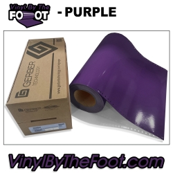 15" 3M/Gerber 220 Series Vinyl - Purple gerber, 3m, scotchcal, 220 series, punched, vinyl by the foot, yard, roll, quality, envision, purple