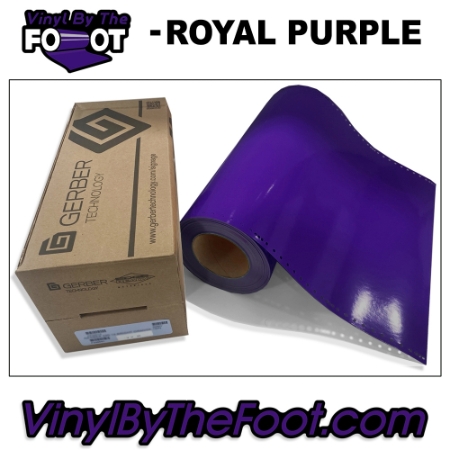 15" 3M/Gerber 220 Series Vinyl - Royal Purple gerber, 3m, scotchcal, 220 series, punched, vinyl by the foot, yard, roll, quality, envision, royal purple